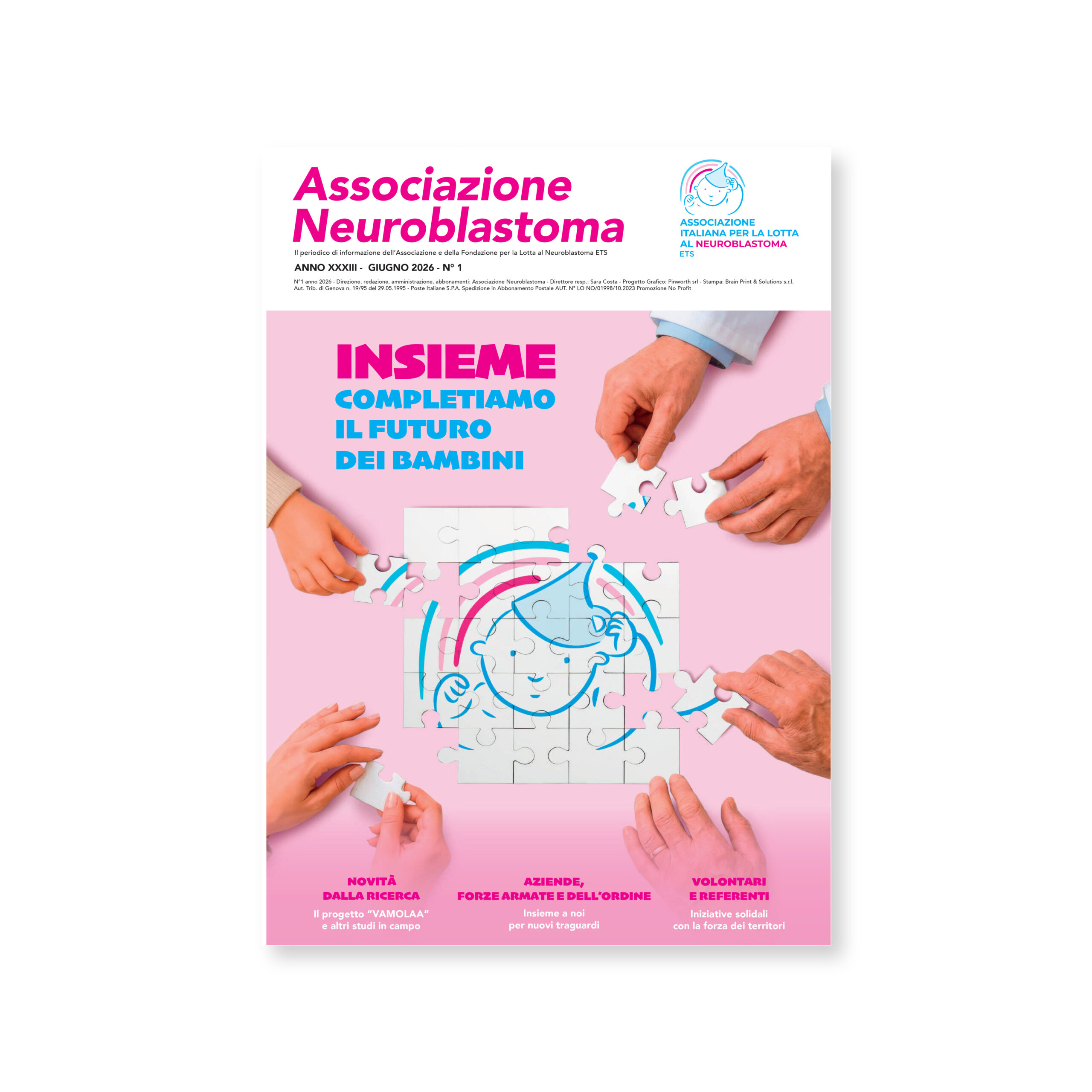 MAGAZINE ASSOCIAZIONE NEUROBLASTOMA N°1/2026