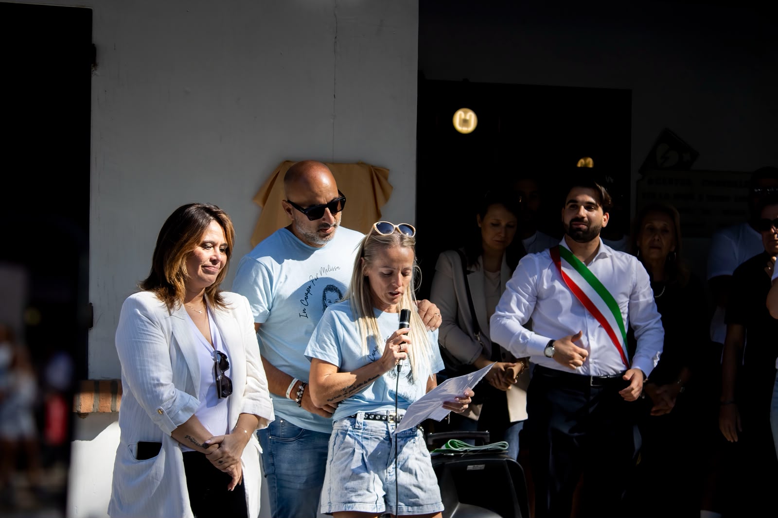 Jessica Grasso, Direttore dell’Associazione Italiana per la Lotta al Neuroblastoma ETS, incontra la famiglia di Melissa